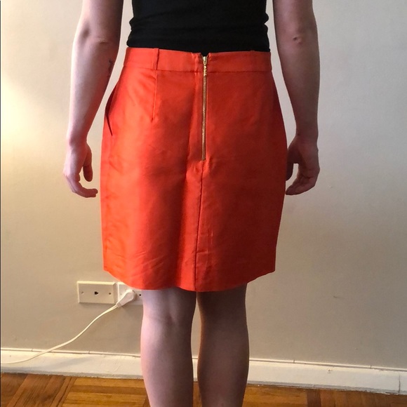 Bright Orange Kate Spade Skirt - Picture 4 of 8